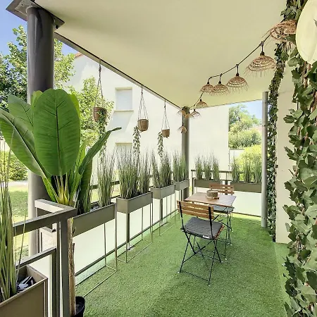 Ღ La Terrasse Baia • Parking & Wi-Fi Apartment Toulouse Exterior photo